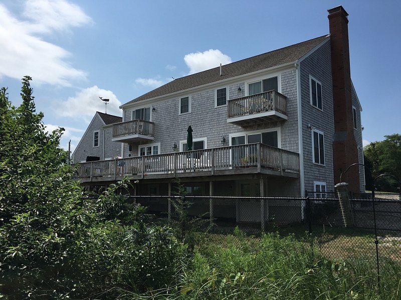 Backside Exterior Image Of Our 3 Boardwalk Cape Cod Beach House Rental